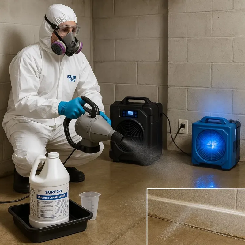 Sanitization and Odor Removal process in Denmark, WI